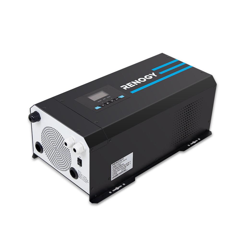 2000W 12V Pure Sine Wave Inverter Charger with LCD Display and Smart Charging