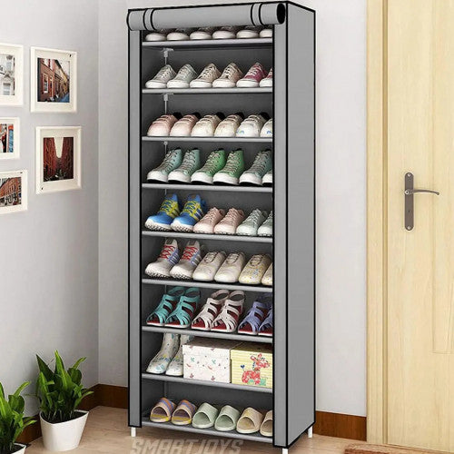 ORGANIZADOR DE ZAPATOS CON FUNDA PROTECTORA | HASTA 27 PARES, AHORRA ESPACIO Y MANTÉN TODO EN ORDEN