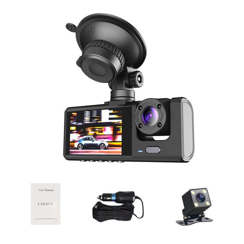 CÁMARA PARA AUTO 1080P – GRABA TODO LO QUE PASA DENTRO Y FUERA