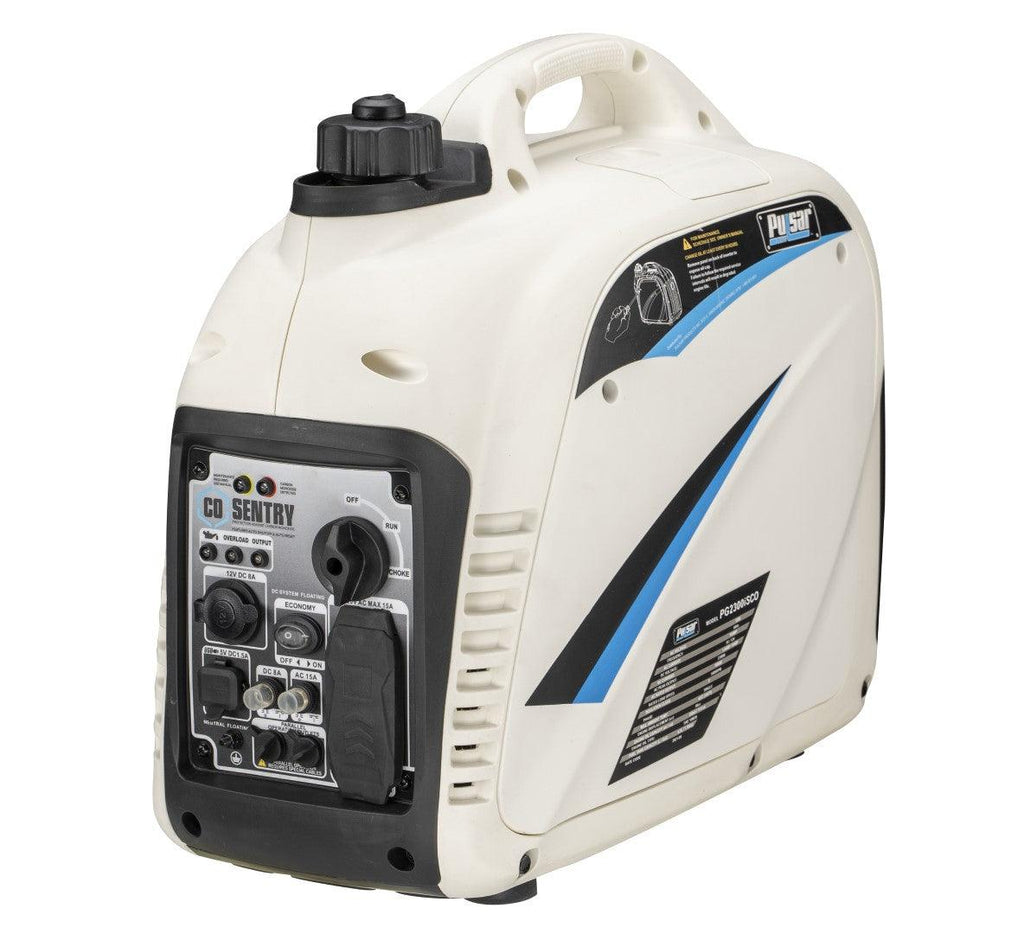 Pulsar  2300W Portable Inverter Generator with CO Shutoff, USB Port & Parallel Capability