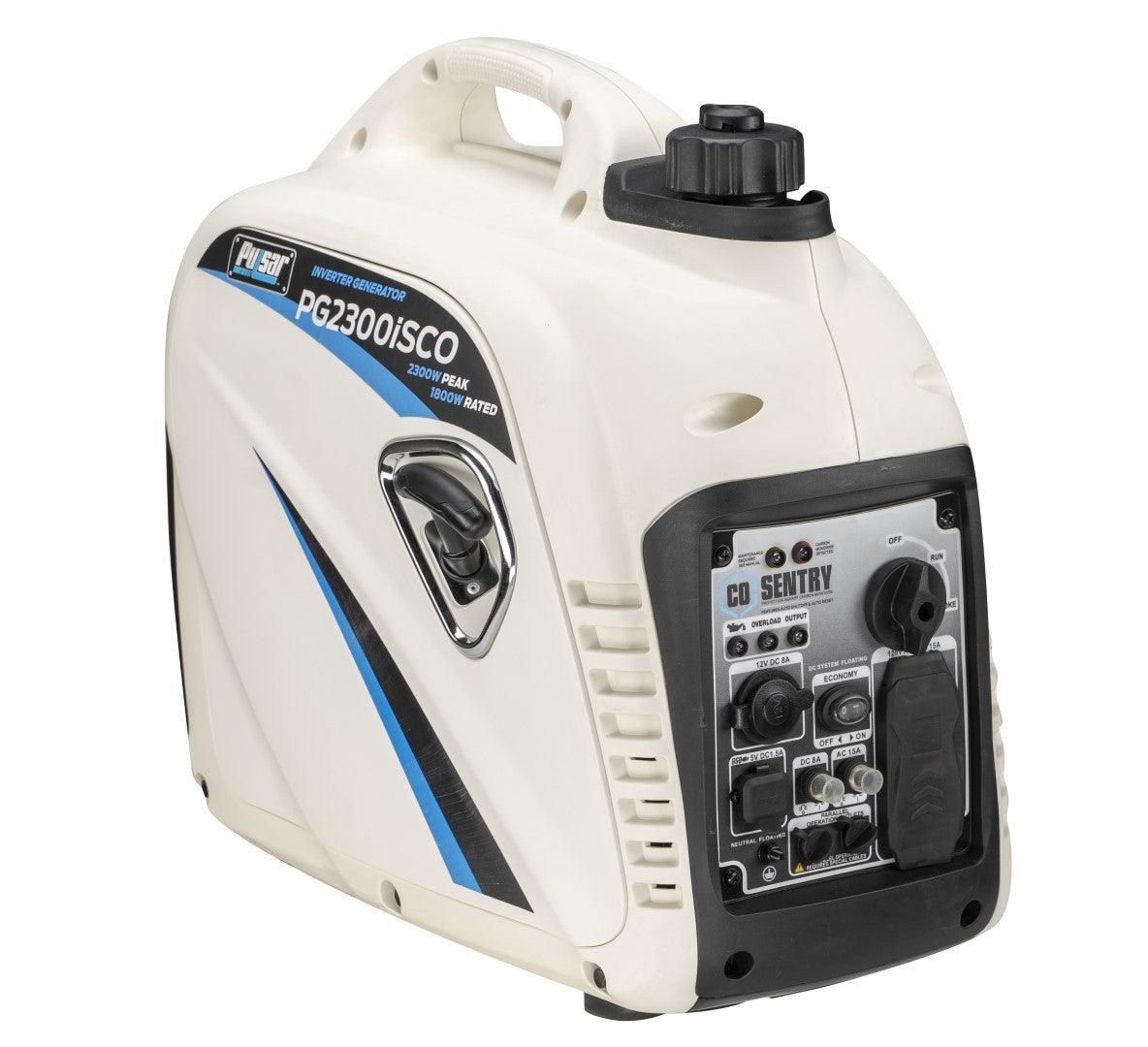 Pulsar  2300W Portable Inverter Generator with CO Shutoff, USB Port & Parallel Capability